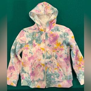 Cat & Jack Pastel Tie-Dye Kids Hoodie